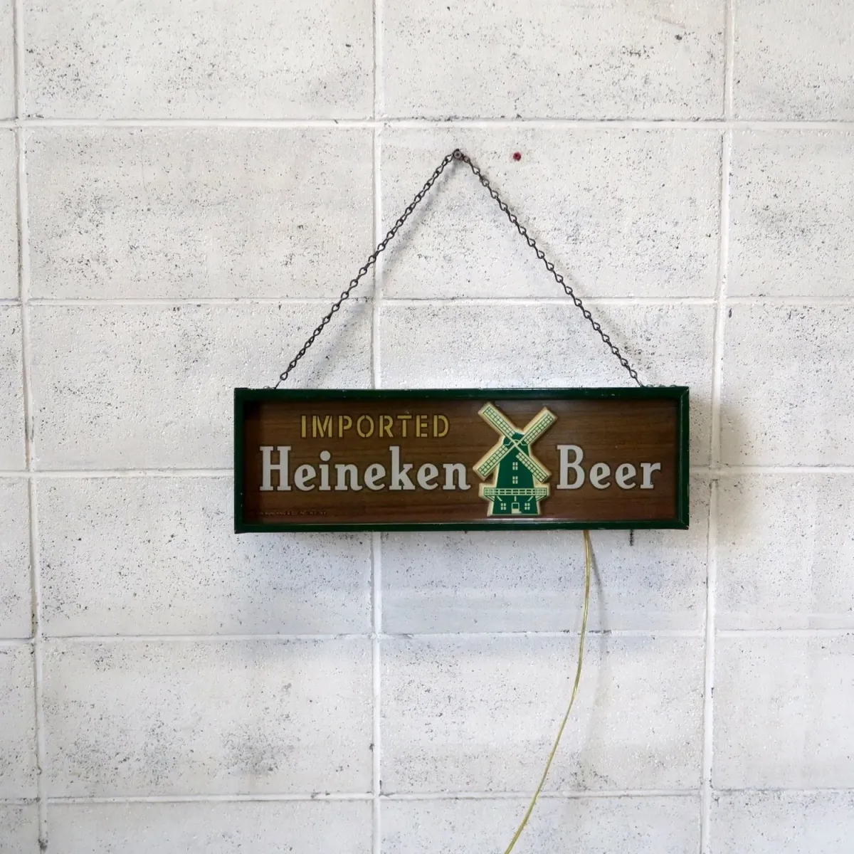 Heineken ビンテージ ライトサイン