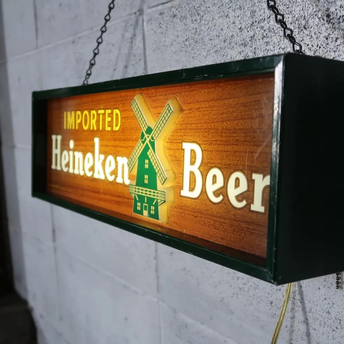 Heineken ビンテージ ライトサイン