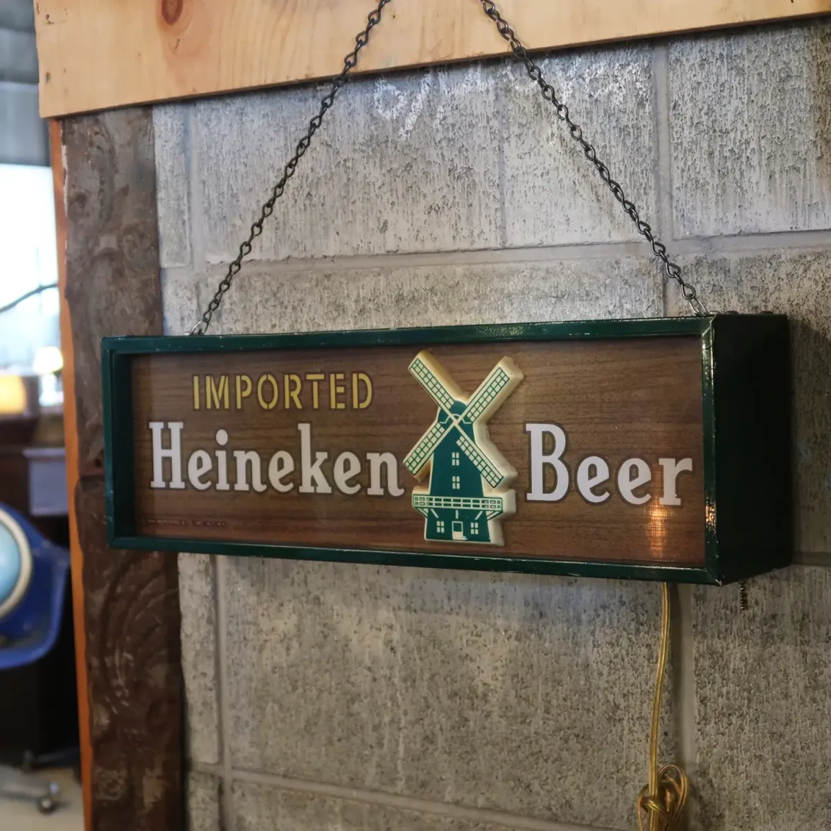 Heineken ビンテージ ライトサイン