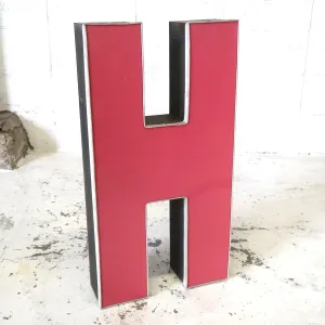 ビンテージ レターサイン 大型 H