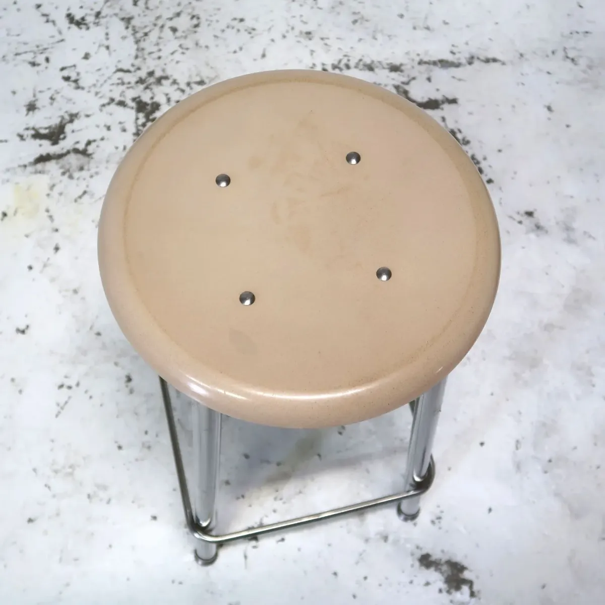 ビンテージ メタルスツール