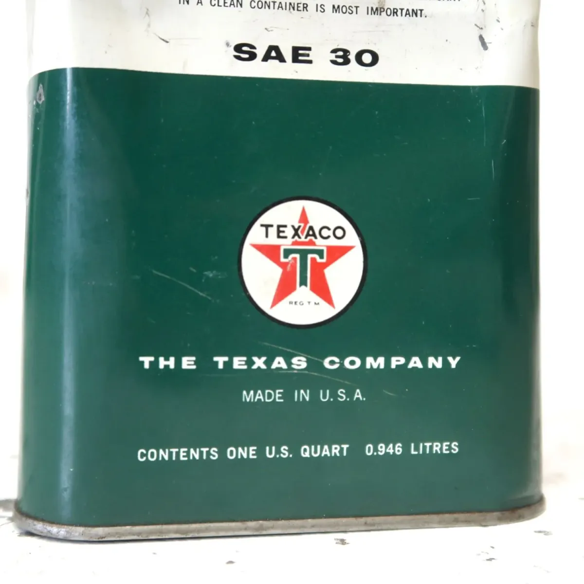 TEXACO ビンテージ オイル缶