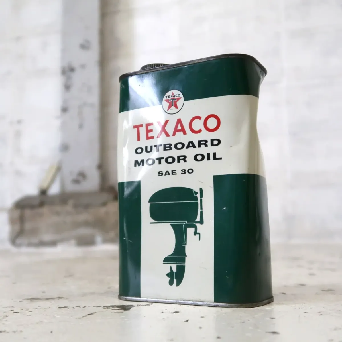 TEXACO ビンテージ オイル缶