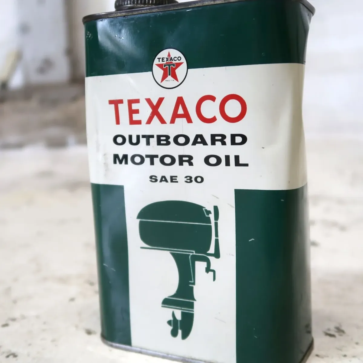 TEXACO ビンテージ オイル缶
