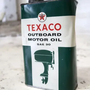 TEXACO ビンテージ オイル缶