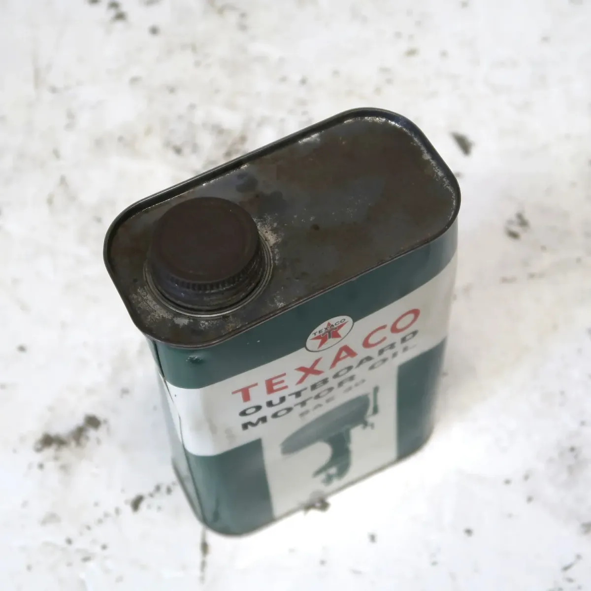 TEXACO ビンテージ オイル缶