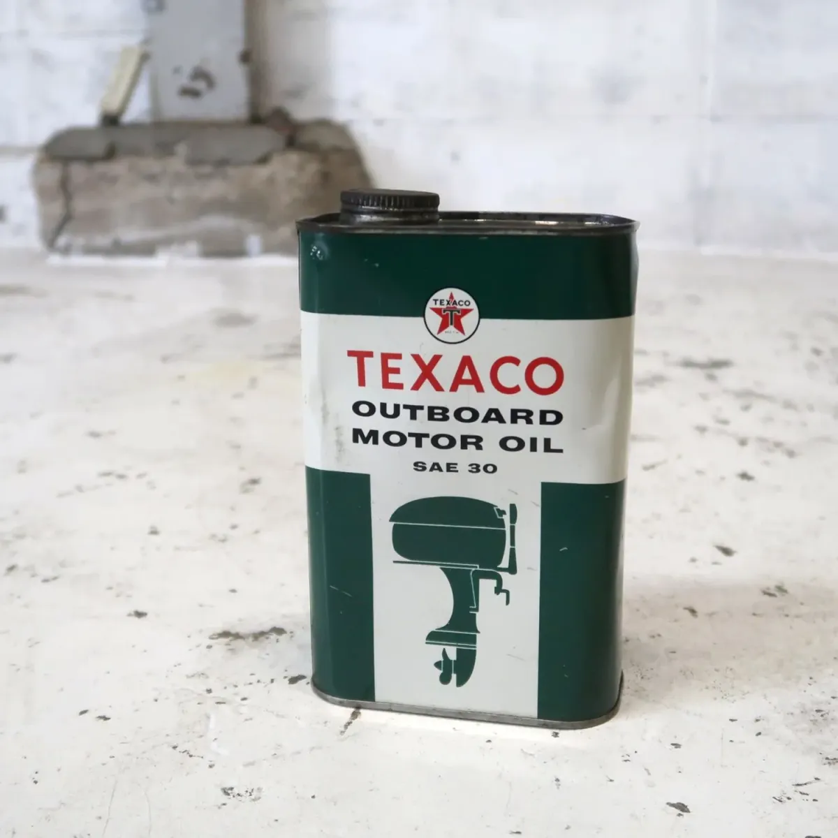 TEXACO ビンテージ オイル缶