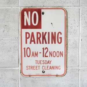 NO PARKING ロードサイン ホーロー
