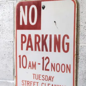 NO PARKING ロードサイン ホーロー