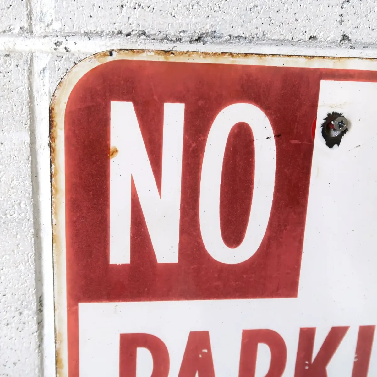 NO PARKING ロードサイン ホーロー