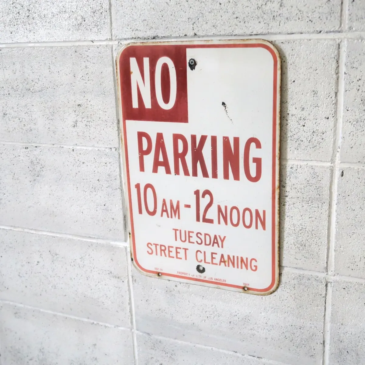 NO PARKING ロードサイン ホーロー