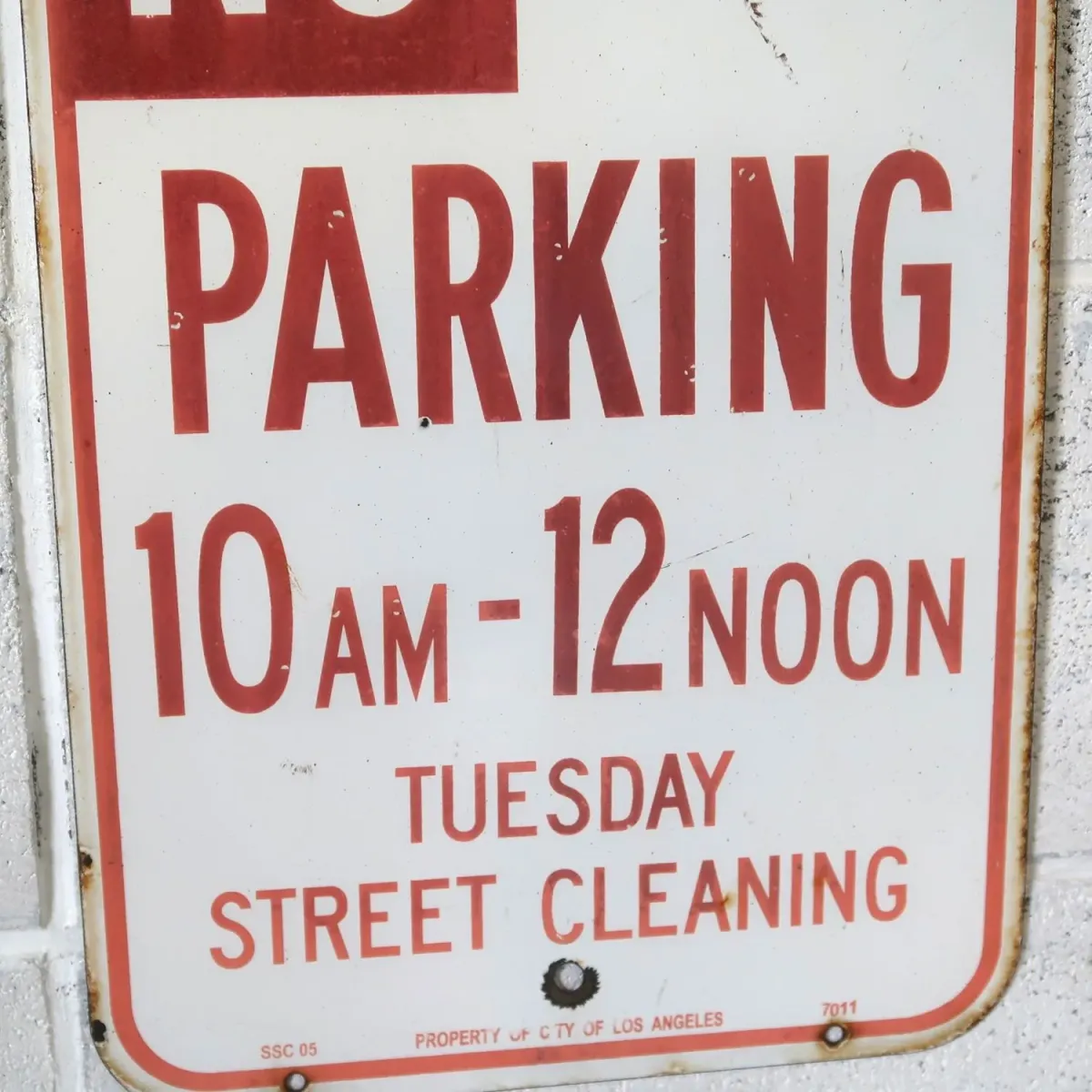NO PARKING ロードサイン ホーロー