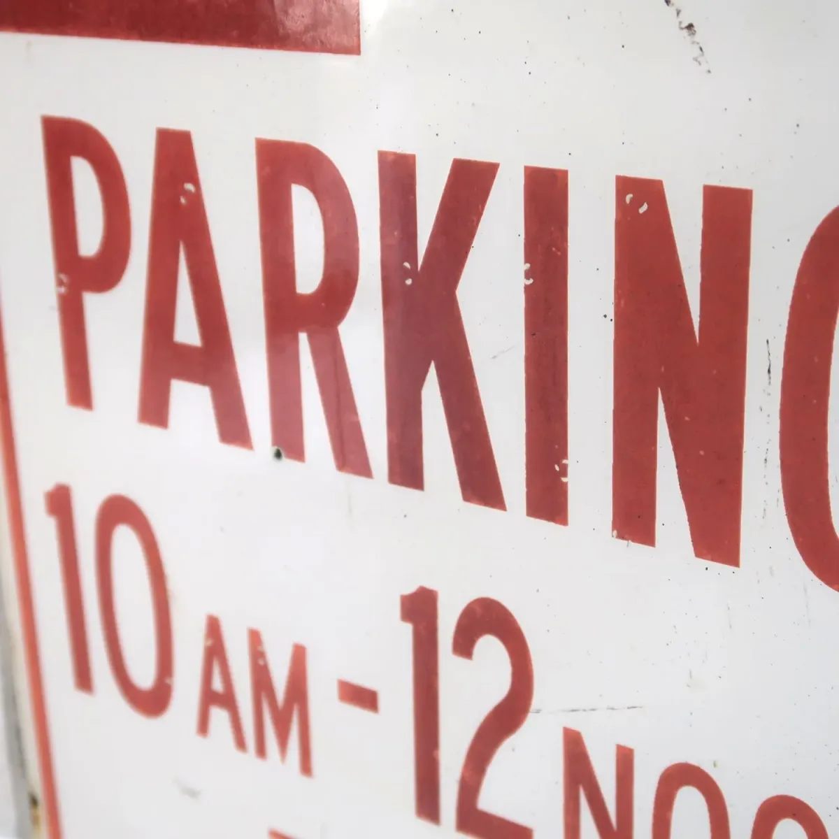 NO PARKING ロードサイン ホーロー