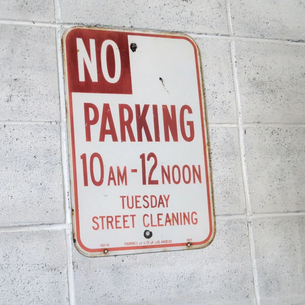 NO PARKING ロードサイン ホーロー