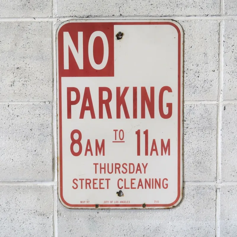 NO PARKING ロードサイン ホーロー