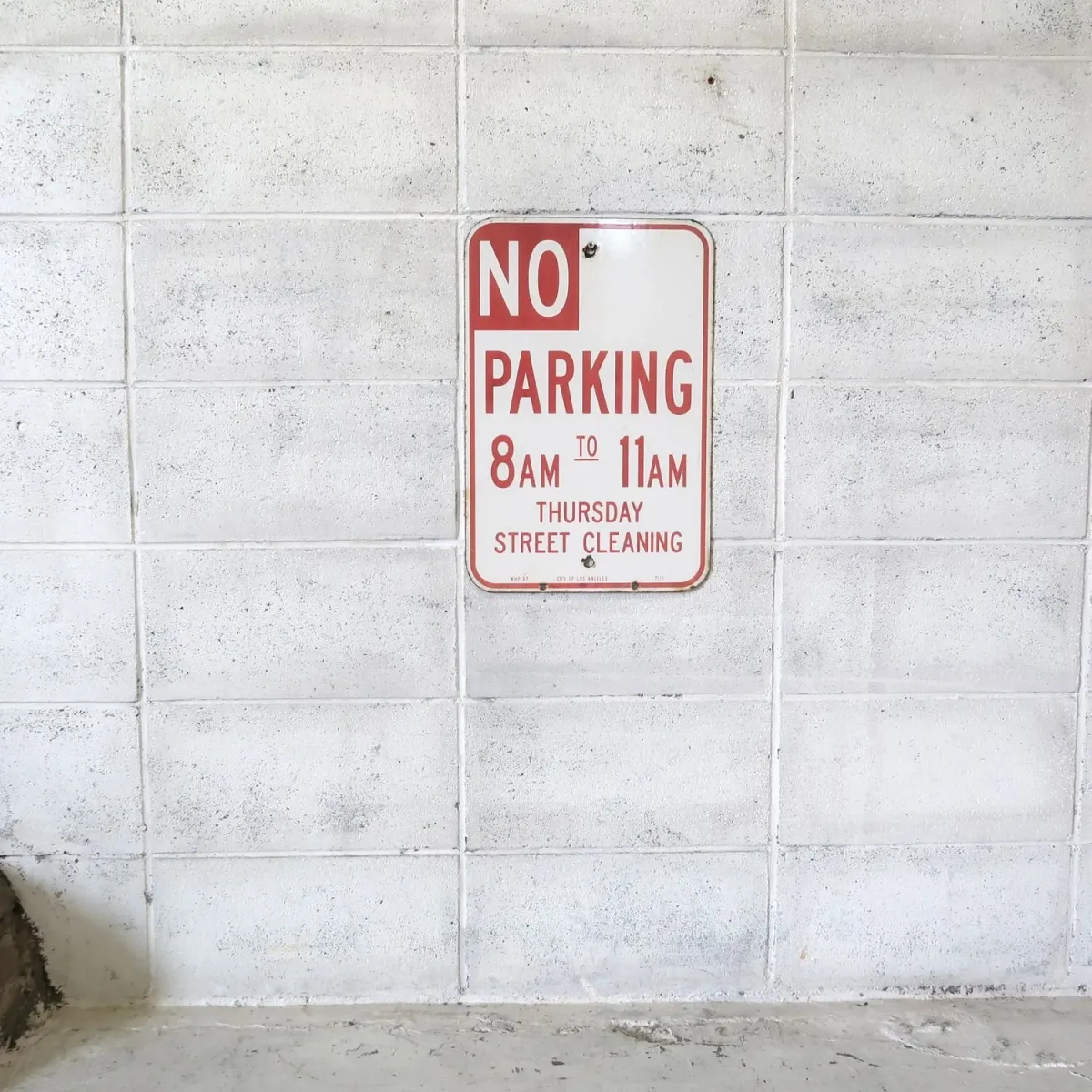 NO PARKING ロードサイン ホーロー