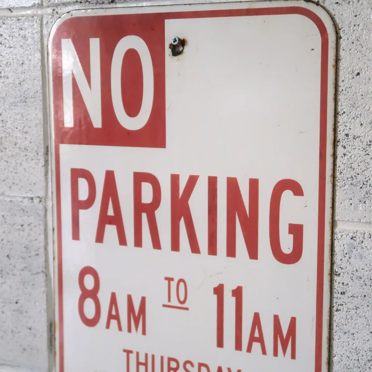 NO PARKING ロードサイン ホーロー