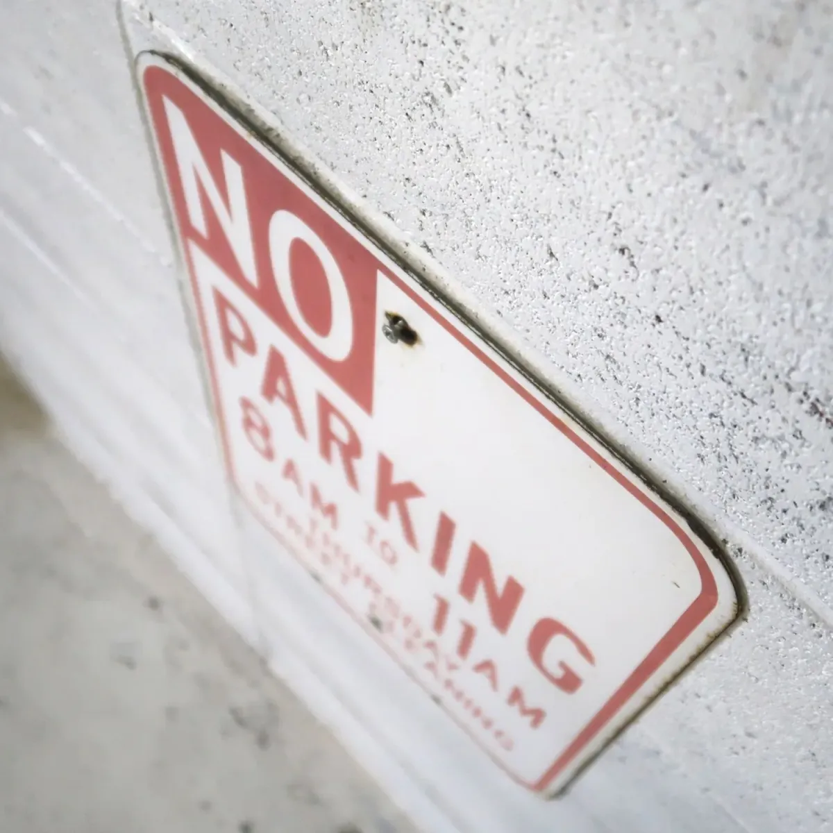 NO PARKING ロードサイン ホーロー
