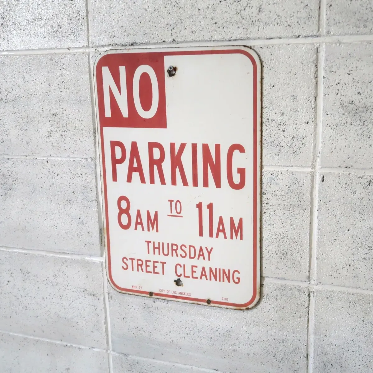 NO PARKING ロードサイン ホーロー