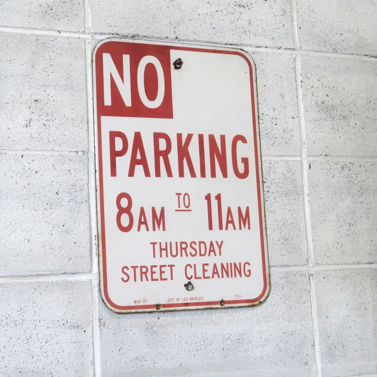 NO PARKING ロードサイン ホーロー