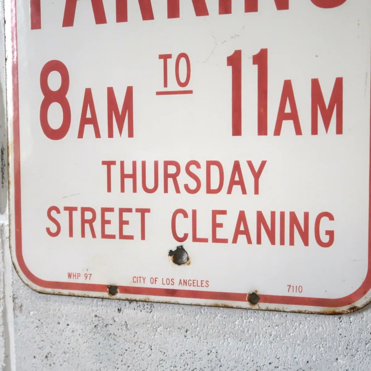 NO PARKING ロードサイン ホーロー