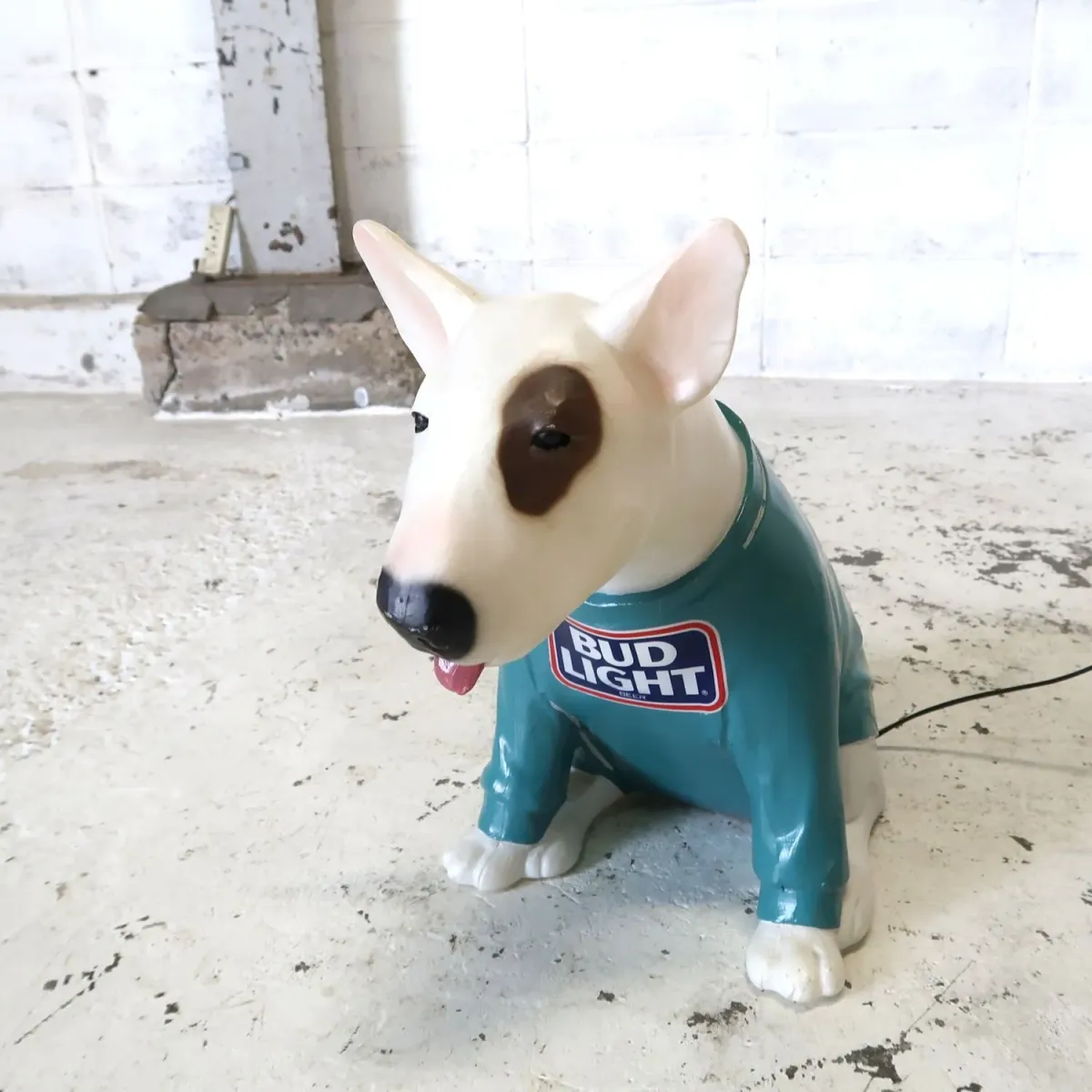 80's BUD LIGHT バド犬ライトサイン Spuds Mackenzie