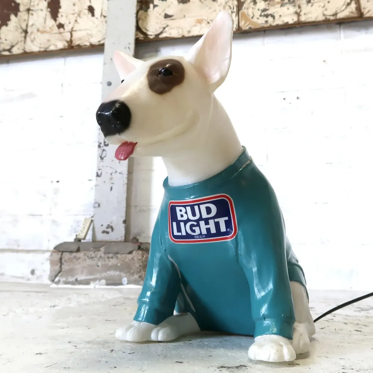 80's BUD LIGHT バド犬ライトサイン Spuds Mackenzie