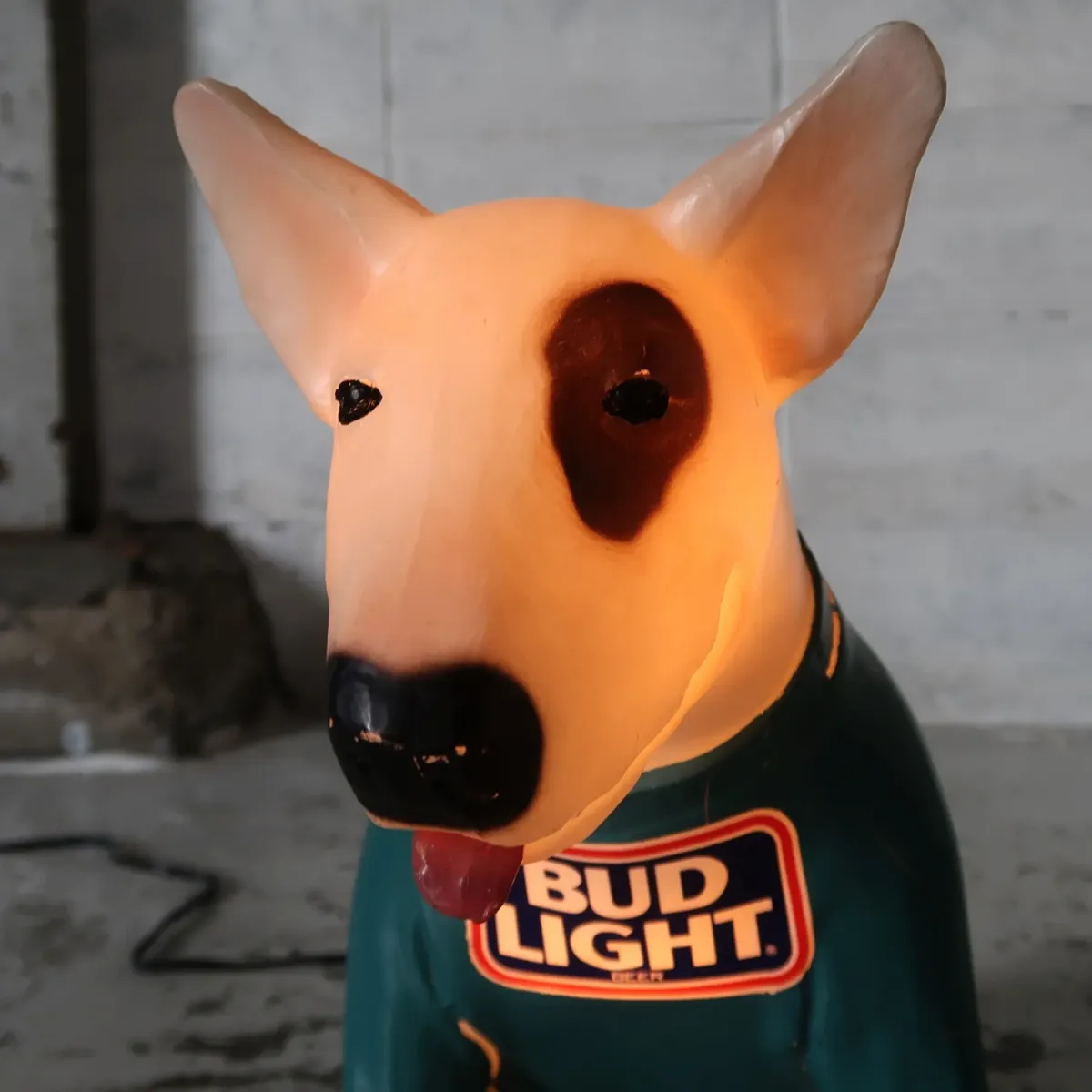 80's BUD LIGHT バド犬ライトサイン Spuds Mackenzie