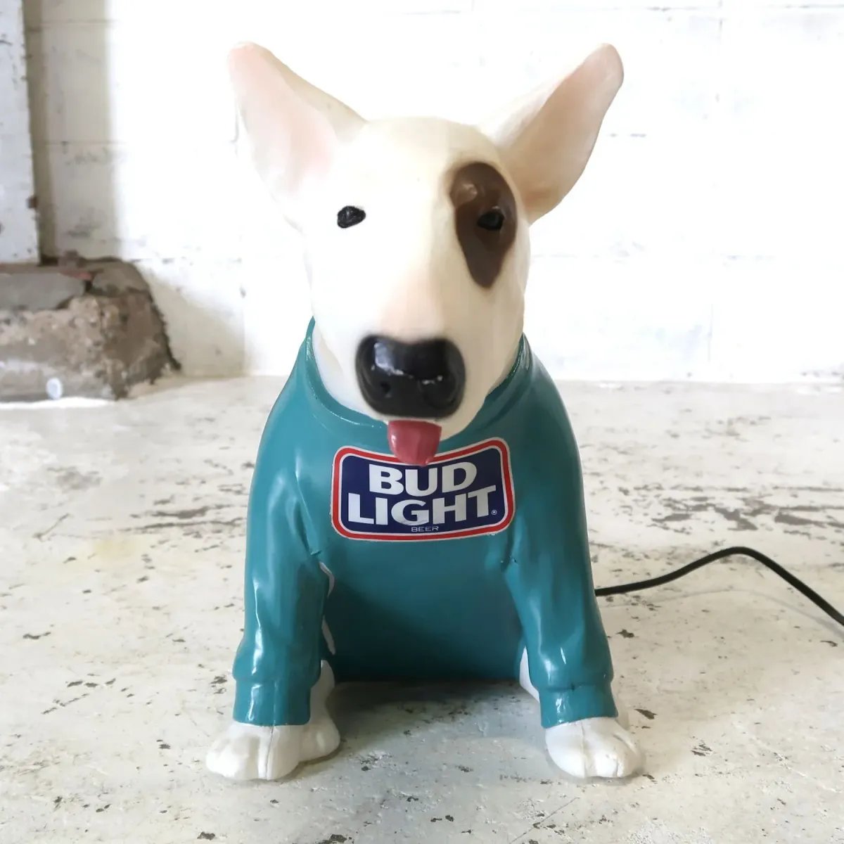 80's BUD LIGHT バド犬ライトサイン Spuds Mackenzie