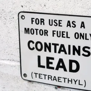 CONTAINS LEAD ビンテージ サインプレート ホーロー