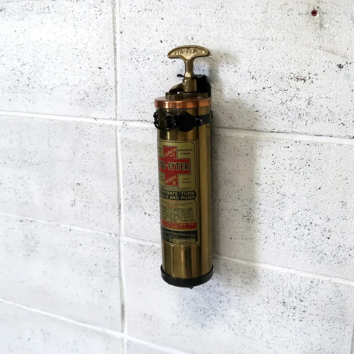 40's ビンテージ 消火器 銅×真鍮