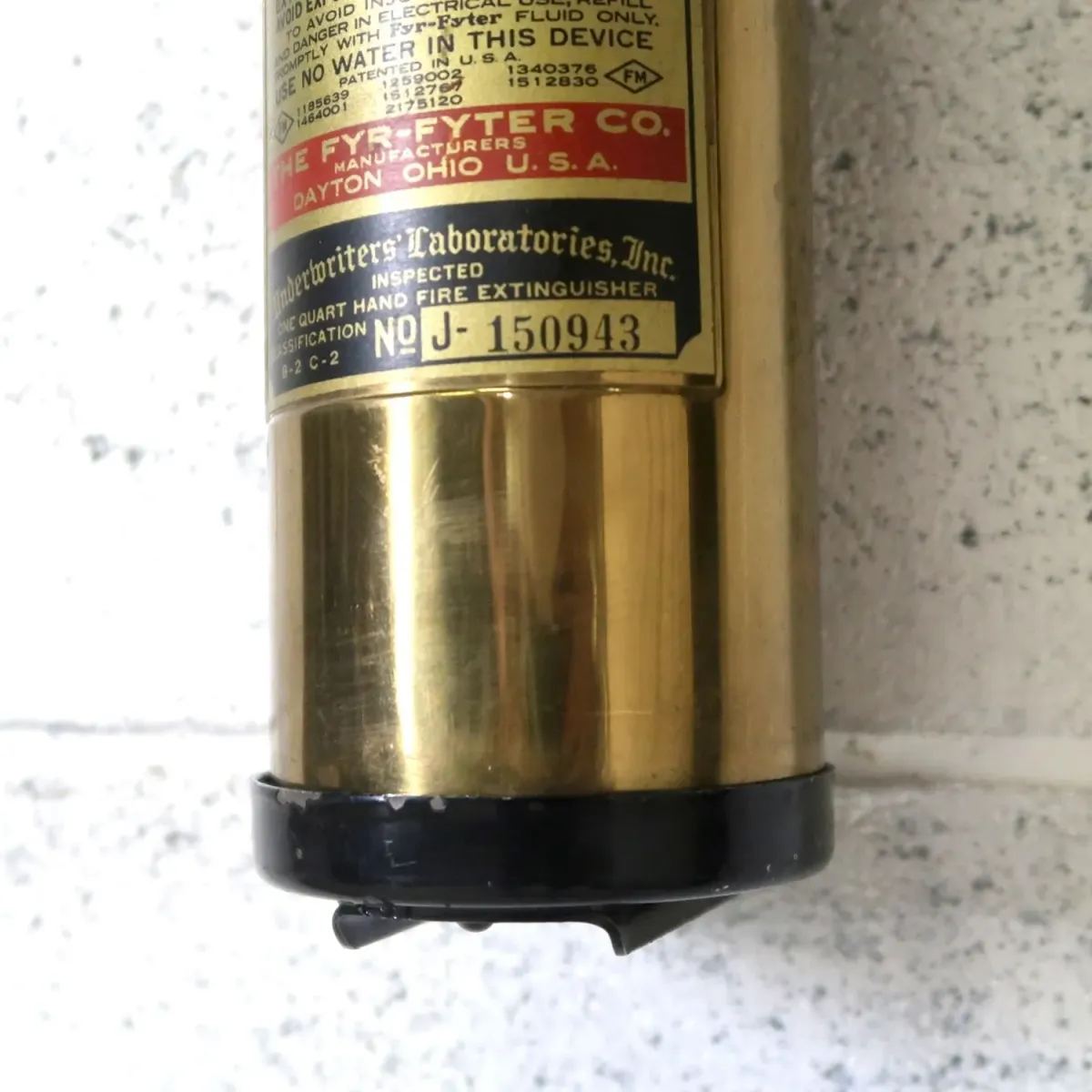 40's ビンテージ 消火器 銅×真鍮