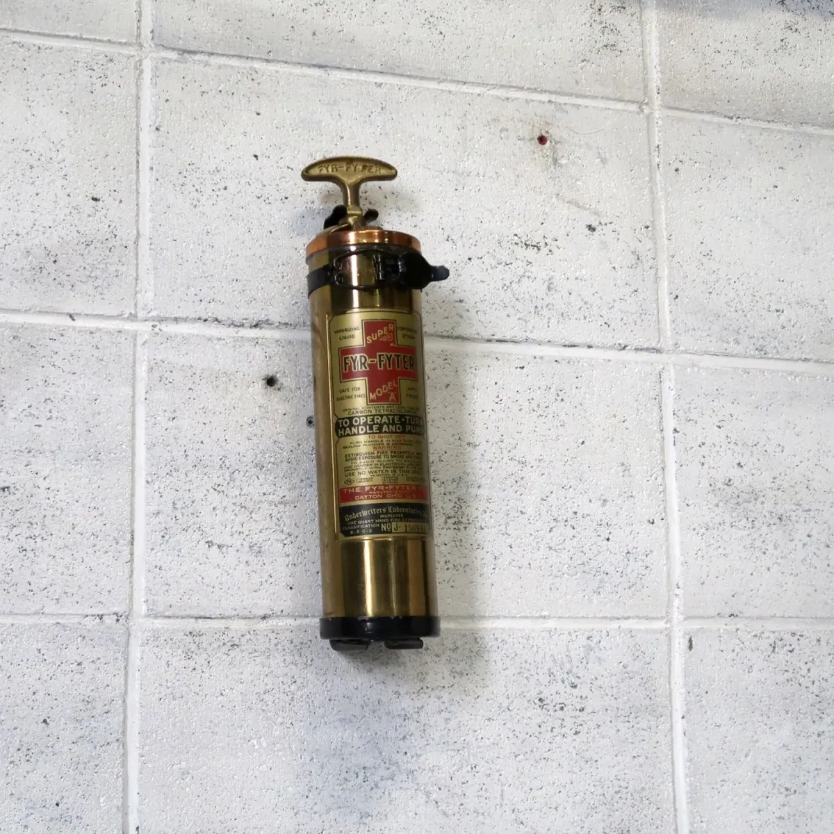 40's ビンテージ 消火器 銅×真鍮