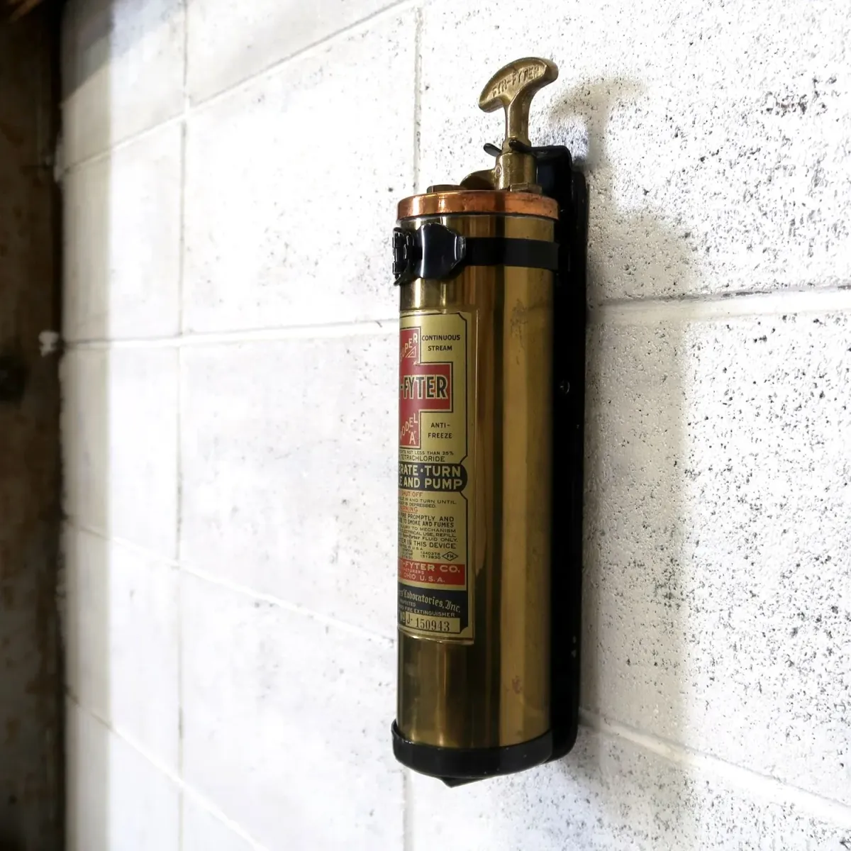40's ビンテージ 消火器 銅×真鍮