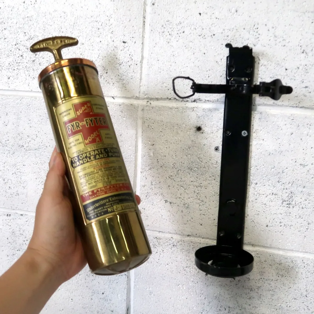 40's ビンテージ 消火器 銅×真鍮