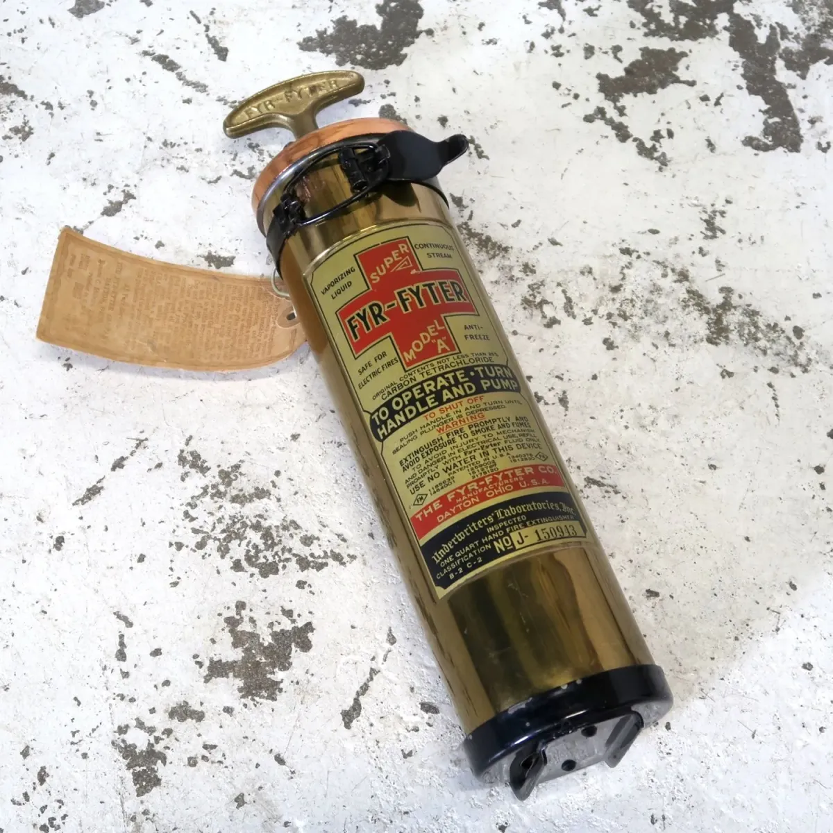 40's ビンテージ 消火器 銅×真鍮