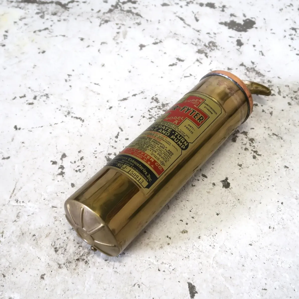 40's ビンテージ 消火器 銅×真鍮