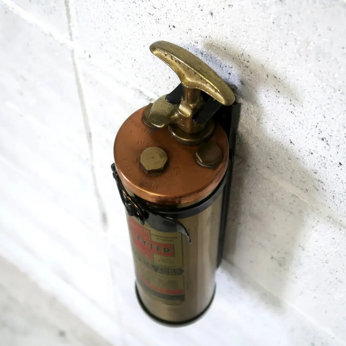 40's ビンテージ 消火器 銅×真鍮