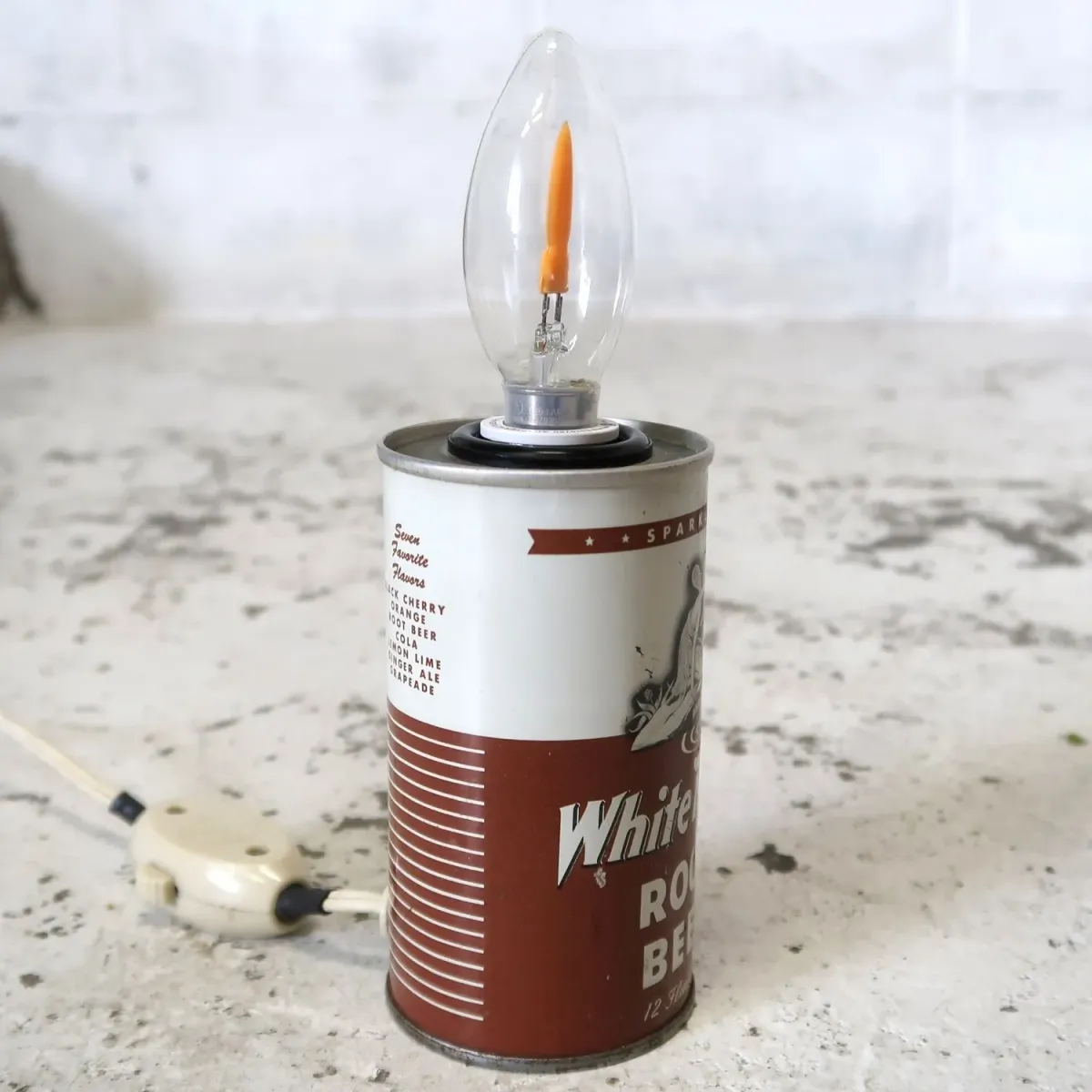 White Rock ビンテージ ライトサイン テーブルランプ