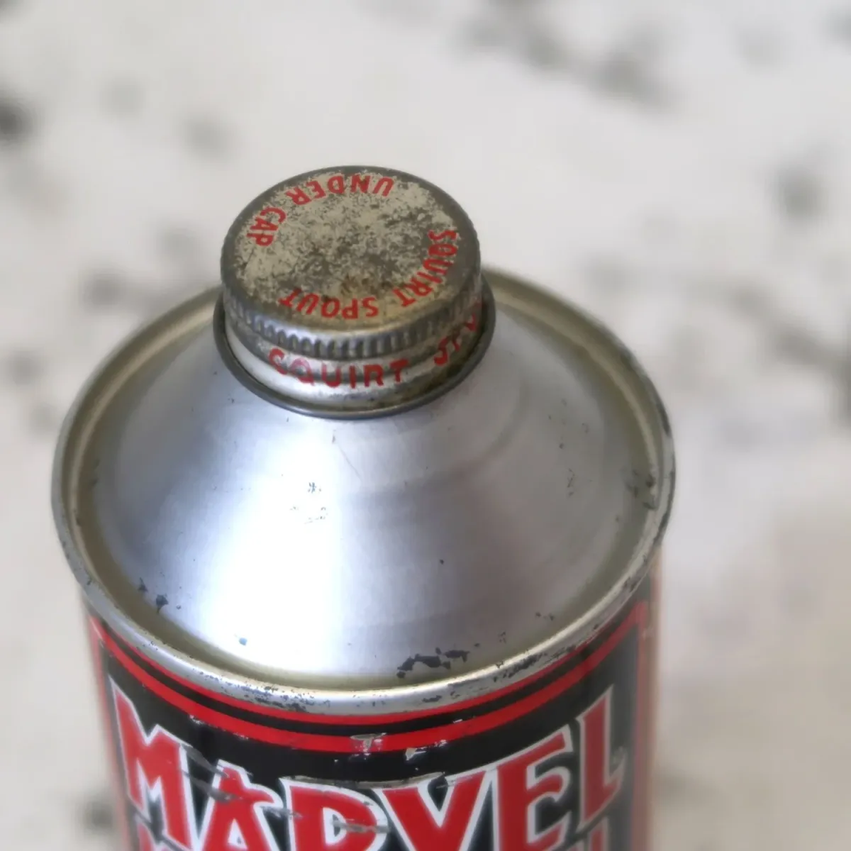 Marvel オイル缶