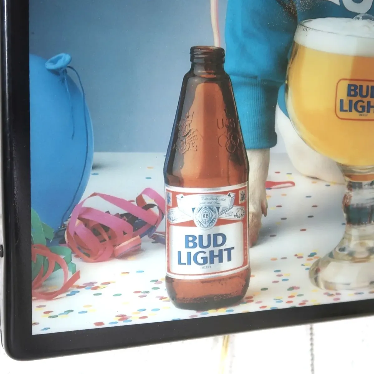 BUD LIGHT バド犬ライトサイン Spuds Mackenzie