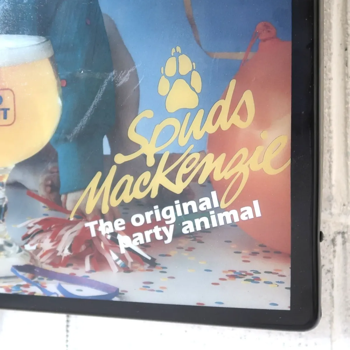 BUD LIGHT バド犬ライトサイン Spuds Mackenzie