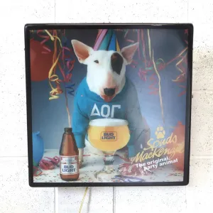 BUD LIGHT バド犬ライトサイン Spuds Mackenzie