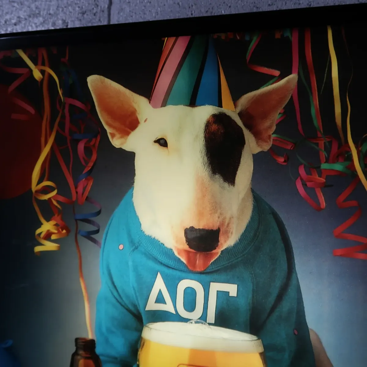 BUD LIGHT バド犬ライトサイン Spuds Mackenzie