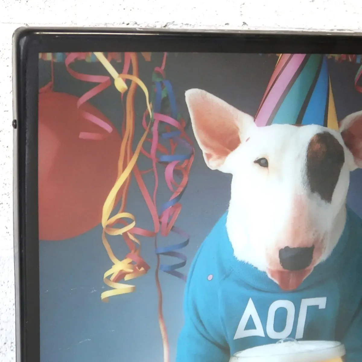 BUD LIGHT バド犬ライトサイン Spuds Mackenzie