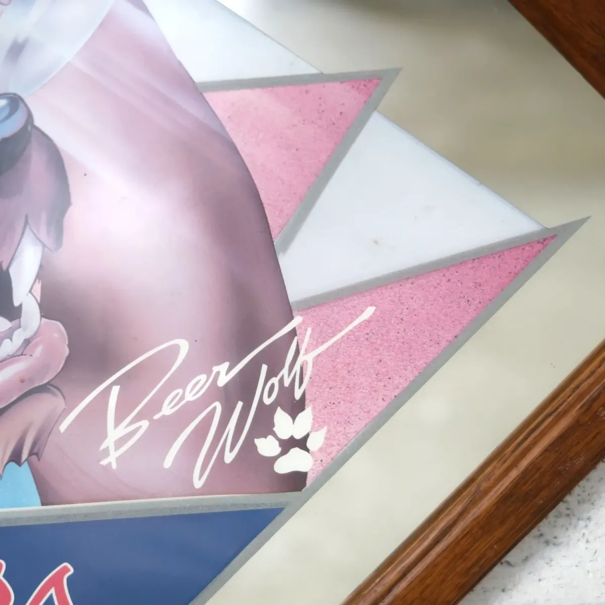 Coors LIGHT ビンテージ パブミラー Beer Wolf