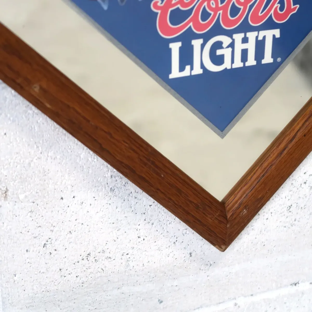 Coors LIGHT ビンテージ パブミラー Beer Wolf