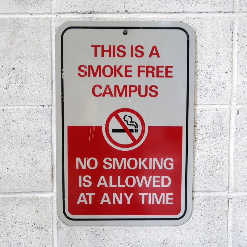 NO SMOKING メタルサイン