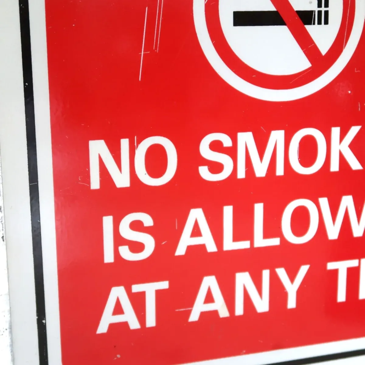 NO SMOKING メタルサイン