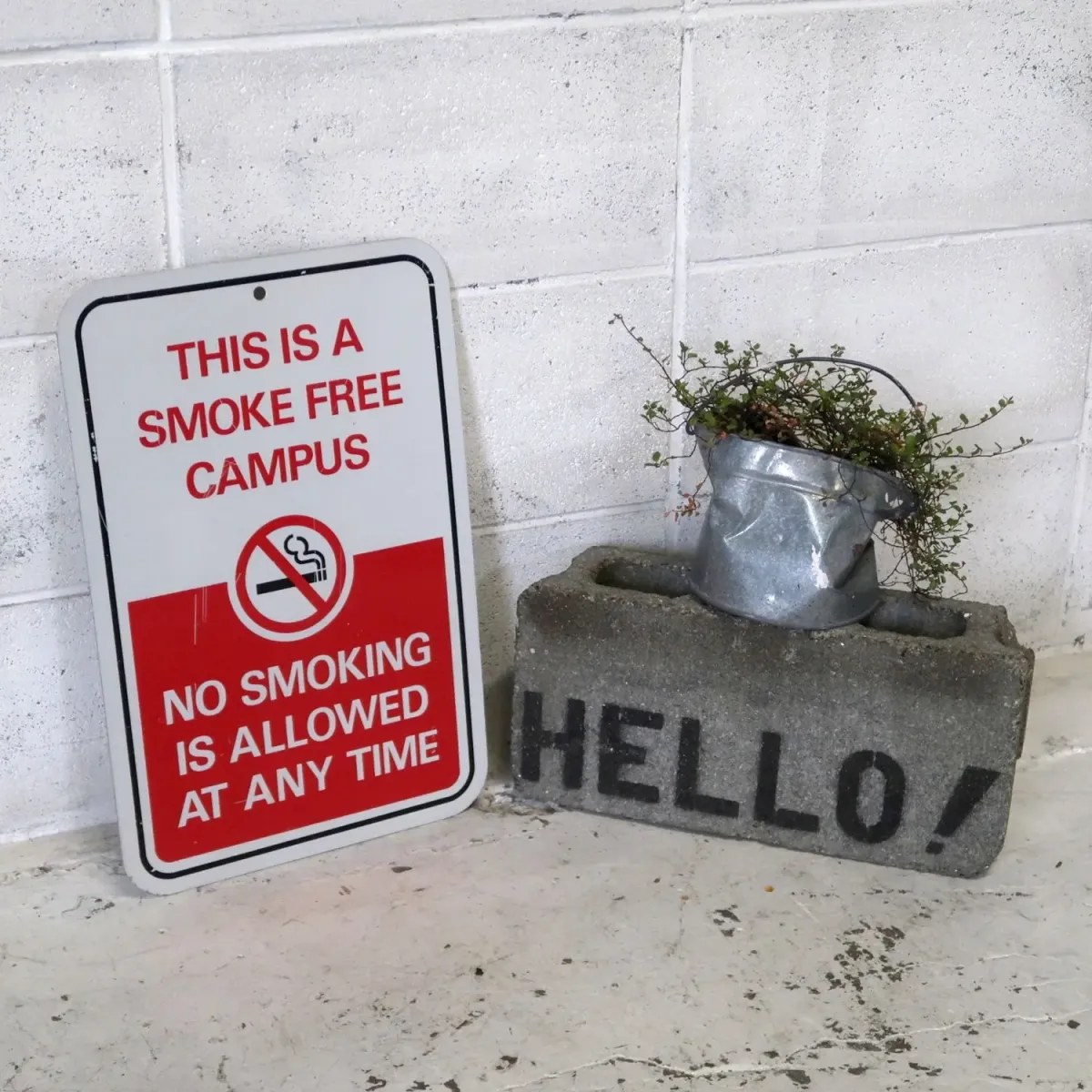 NO SMOKING メタルサイン